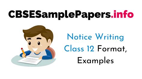 Image result for Notice Writing for Class 12