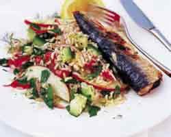 Pečena skuša s povrćem – Recepti