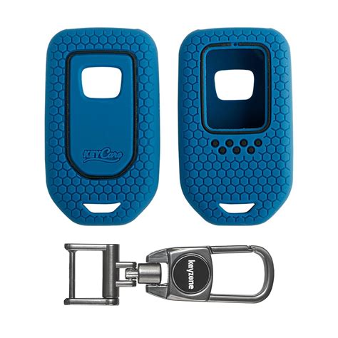 Keycare® Silicone Key Cover & Keychain Compatible for Honda City, Civic ...