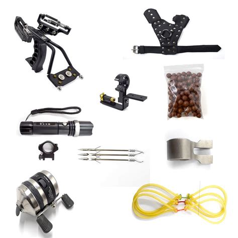 High-Power Outdoor Fish Shooting Slingshot Set Adult Professional Powe ...