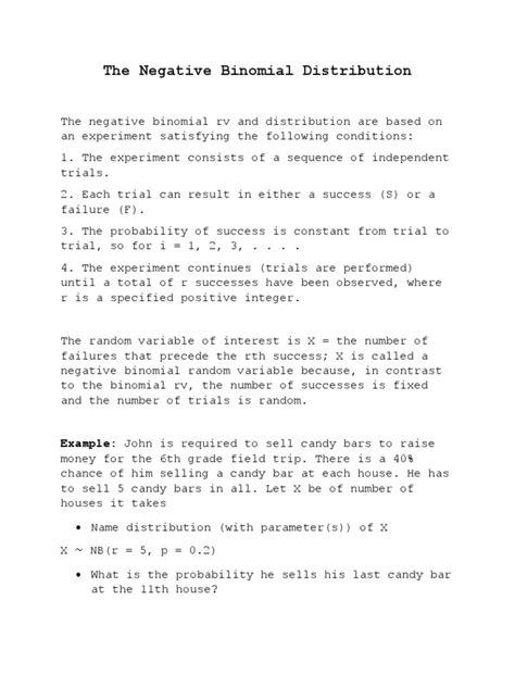 Negative binomial distribution Negative Binomial Examples 的图像结果