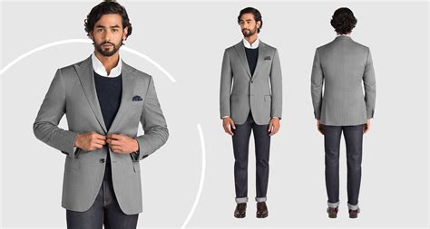 blazer colors gray herringbone blazer | Grey sport coat, Blazer outfits ...