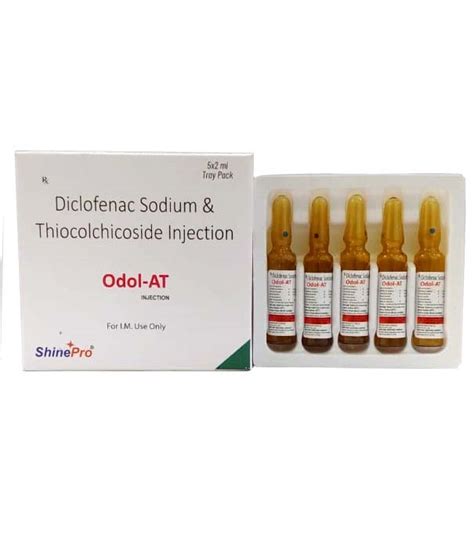 Diclofenac Sodium and Thiocolchicoside Injection Shinepro Lifescience