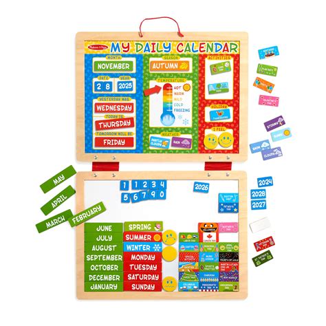 Melissa And Doug My Daily Calendar Replacement Magnets