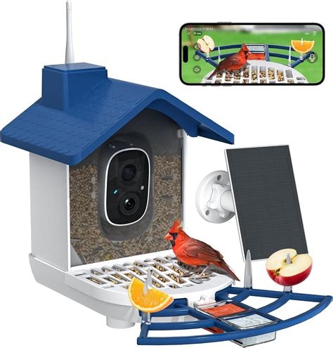 BYRANKE Bird Feeder with Camera, Bird Feeders for Outdoors India | Ubuy
