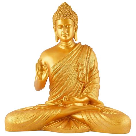 Buy zart Resin Samadhi Buddha Showpiece For Home &Office Decor (16 Inch ...