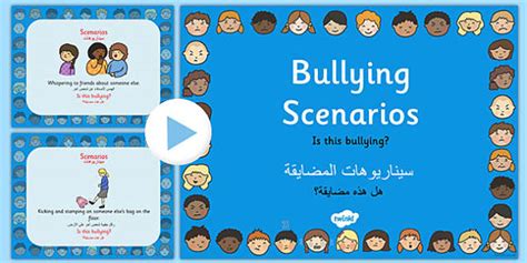 Bullying Scenarios in Arabic Translation | PowerPoint
