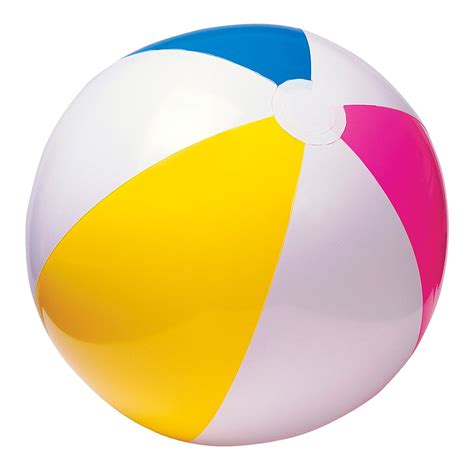 Buy Intex 24 Inch Glossy Beach Ball 59030, Multi Colour, Beach Ball ...