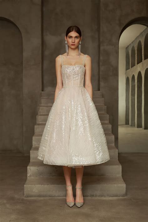 Special Wedding Dress Mademoiselle Bridal Midi Dress - | Wedding dresses, Gowns, Bridal gowns