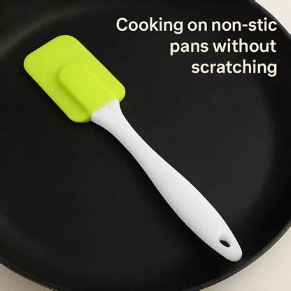 Silicone Baking Spatula – Heat-Resistant Food Grade Rubber Utensil for ...