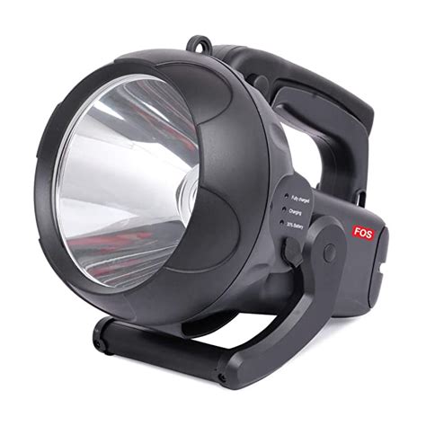FOS LED Search Light 15W With 10400 mAh Lithium-Ion Battery (Range Up ...