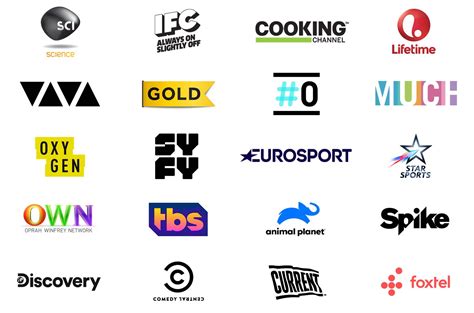 Cable TV Network Logos 的图像结果