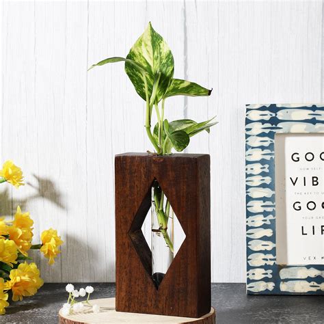 Diamond Testube Planter - Dark – The Decor Mart