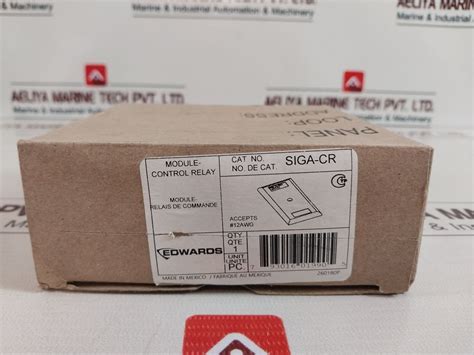 Edwards Siga-cr Control Relay Module Fire Alarm – Aeliya Marine