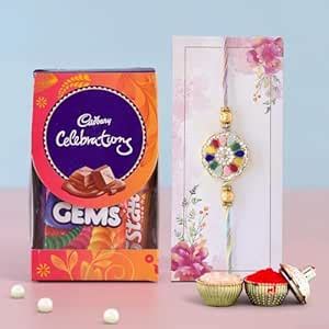 Ascension Rakhi for Brother Sister with Chocolate Gifts Raksha Bandhan ...