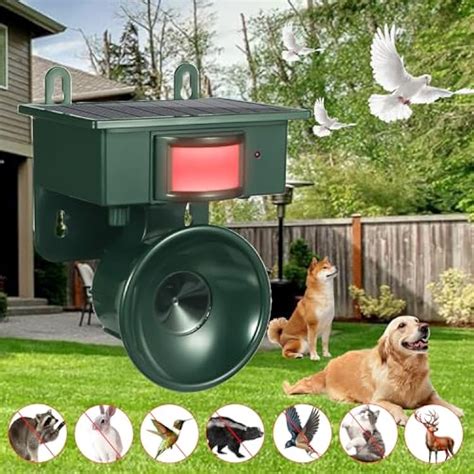 Jahy2Tech 2026 Ultrasonic Bird Repeller Solar Powered Bird India | Ubuy