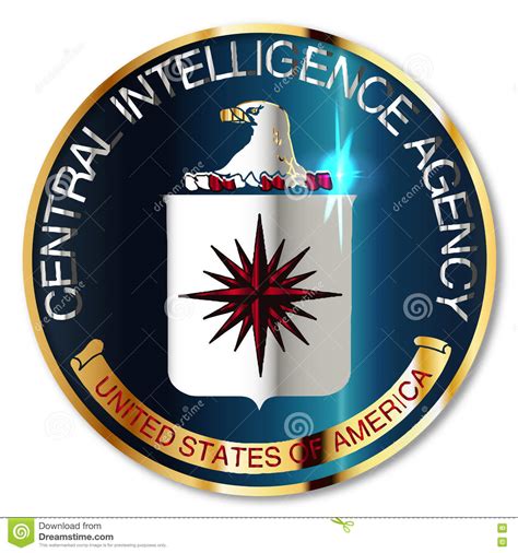 CIA Logo stock illustration. Illustration of undercover - 76796523