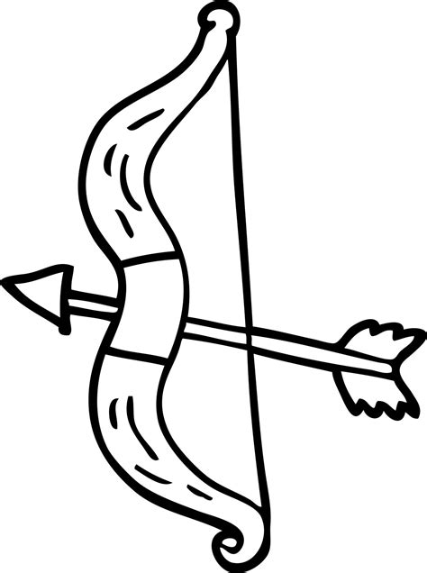Cartoon Bow And Arrow Drawing at Stephanie Wolfe blog