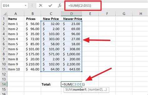 Image result for Excel Table Column Total