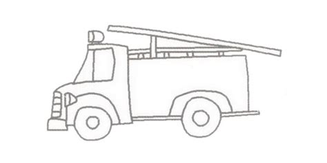 消防车简笔画的画法步骤图解教程,图片,简笔画-学笔画