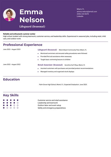 20 Teen Resume Examples and Templates for 2026 - Resume.org