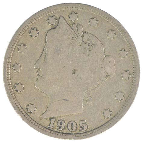 Great Detail In Liberty - 1905 Liberty V Nickel - Tough In High Grades ...