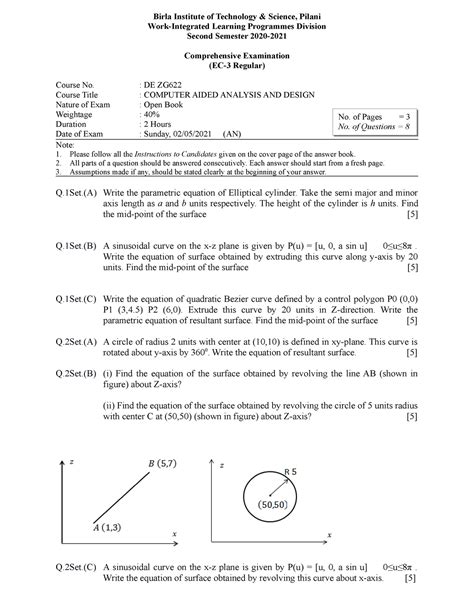 DE ZG622 EC-3R Second SEM 2020-2021 - Birla Institute of Technology ...