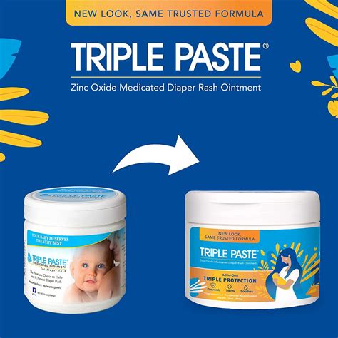 Triple Paste Diaper Rash Cream 16 oz - Hypoallergenic Medicated ...