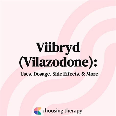 Viibryd Side Effects