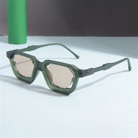 Crystal Green Brown Sunglasses – Add Natural Vibes Today – Go Glassic
