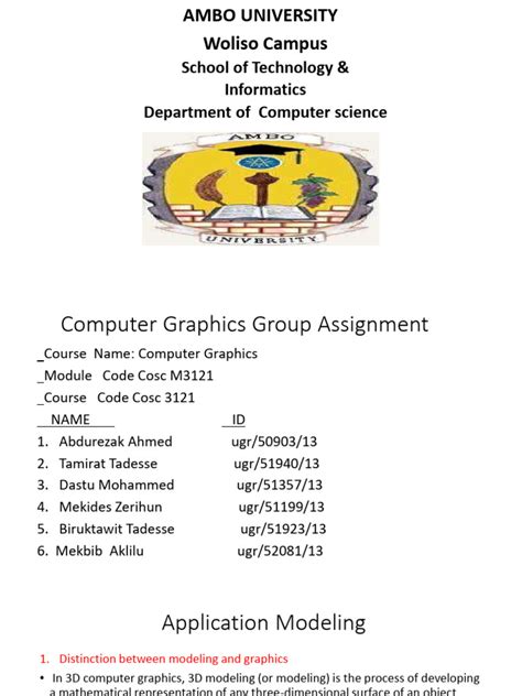 Application Modeling | Download Free PDF | 3 D Modeling | 3 D Computer Graphics