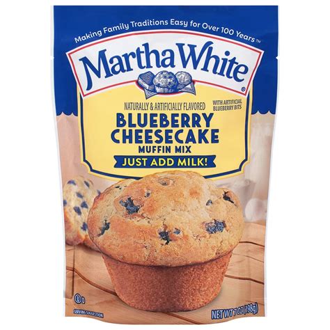 Martha White Blueberry Cheesecake Muffin Mix - Shop Baking Mixes at H-E-B