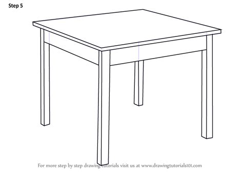 Image result for Simple Drawing of a Small Table