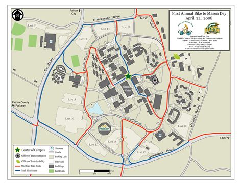George Mason University Library Map New Field Available for Play: West ...
