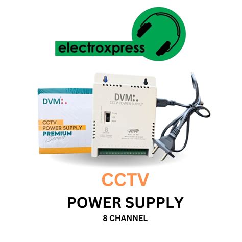 DVM CCTV Power Supply 8 Channel