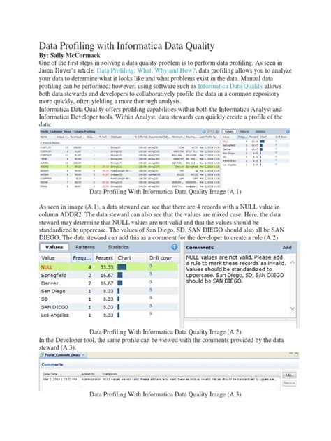 Data profiling Data Quality 的图像结果