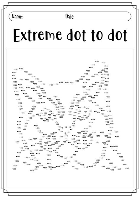 Extreme Connect The Dots Worksheets