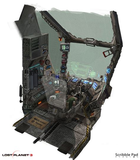 ArtStation - Lost Planet 3 - Cockpit Design, Scribble Pad Studios ...