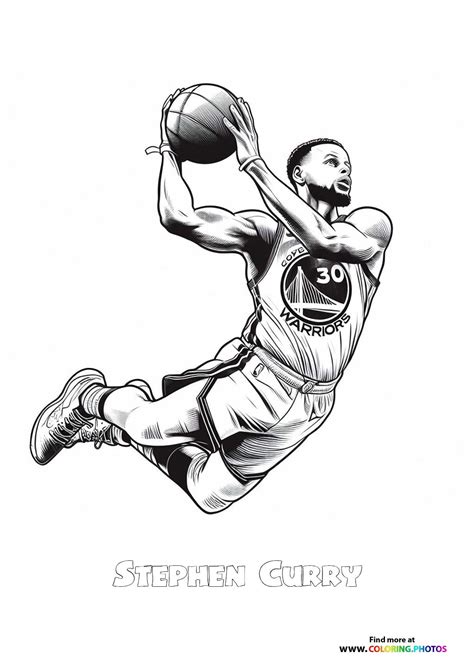 NBA basketball - Coloring Pages for kids | 100% free print or download