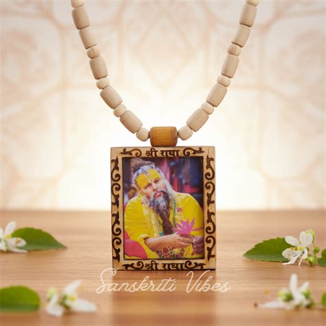 Shri Premanand Ji Maharaj Tulsi Locket Mala | Spiritual Mala for Guru ...