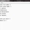 JAVA~ Write a program to find all the arithmetic operations using ...