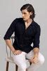 Buy Men''s Self Square Navy Shirt Online | SNITCH