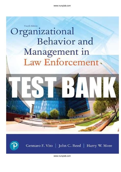 Organizational Behavior and Management in Law Enforcement 4th Edition ...