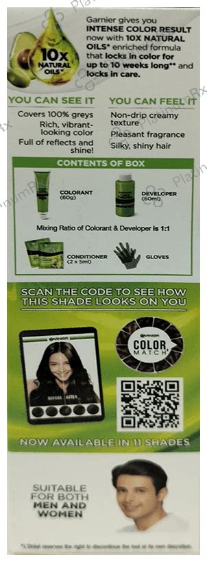 Garnier Color Naturals Creme Rich Hair Color Darkest Brown: View Uses ...