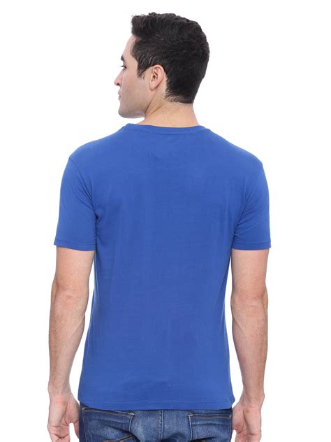 Wolfpack Men Royal Blue Printed T-Shirt - Crosscreek