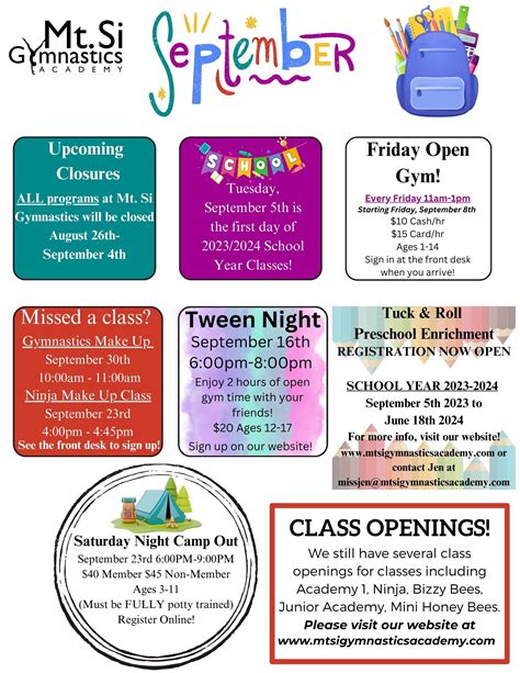 News - Mt. Si Gymnastics Academy