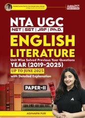 UGC NET Paper I & Paper II English Literature Selection Box | 8 Books ...