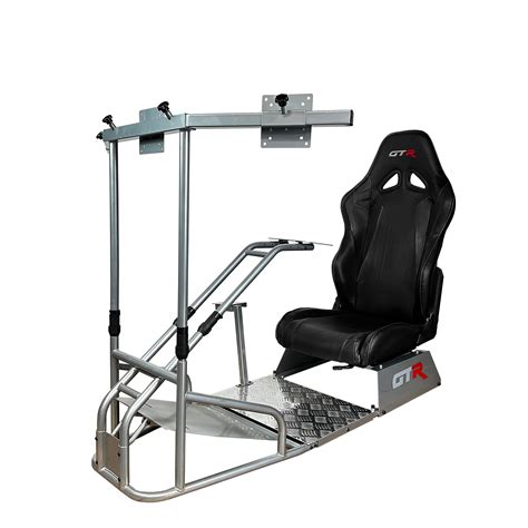 Buy GTR Simulator GTS-F Model Silver Frame Triple | Single Monitor ...