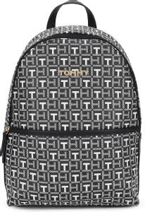 TOMMY HILFIGER CHELSEA II-BLACK/WHITE-MED DOM 2.5 L Backpack BLACK ...