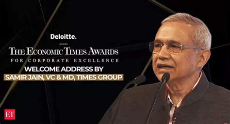 ET Awards 2022: Welcome Address by Samir Jain, VC & MD, Times Group ...